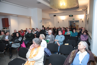 Spotkanie z cyklu „Łączka i inne miejsca poszukiwań”. Fot. Piotr Życieński