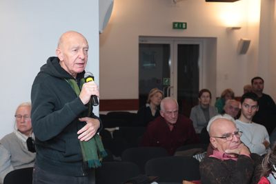 Spotkanie z cyklu „Łączka i inne miejsca poszukiwań”. Fot. Piotr Życieński