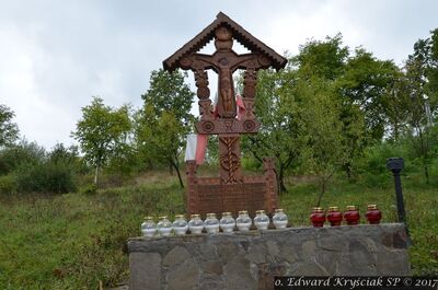 Berbesti – tablica pamiątkowa na mogile Legionistów