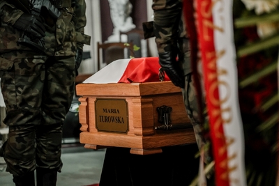 Ceremonia pogrzebowa Marii Turowskiej – fot. Mateusz Niegowski BUWiM/IPN