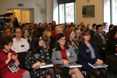 Konferencja naukowa „Opracowywanie dokumentacji audiowizualnej i fotograficznej w komputerowych systemach informacji archiwalnej” – Warszawa, 27 października 2017. Fot. Katarzyna Adamów (IPN)