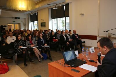 Konferencja naukowa „Opracowywanie dokumentacji audiowizualnej i fotograficznej w komputerowych systemach informacji archiwalnej” – Warszawa, 27 października 2017. Fot. Katarzyna Adamów (IPN)