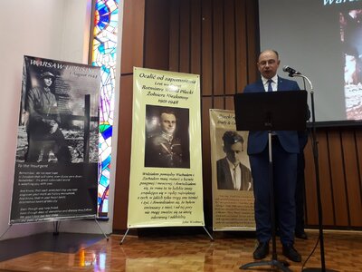 Delegacja IPN na otwarciu wystawy o rotmistrzu Pileckim w Melbourne (Australia) – 5 listopada 2017