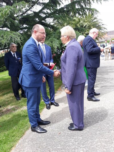 Delegacja IPN na otwarciu wystawy o rotmistrzu Pileckim w Melbourne (Australia) – 5 listopada 2017