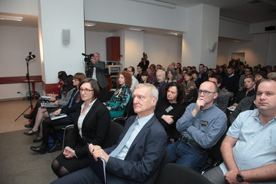 Konferencja naukowa „Opracowywanie dokumentacji audiowizualnej i fotograficznej w komputerowych systemach informacji archiwalnej” – Warszawa, 27 października 2017. Fot. Piotr Życieński (IPN)