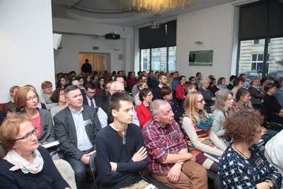 Konferencja naukowa „Opracowywanie dokumentacji audiowizualnej i fotograficznej w komputerowych systemach informacji archiwalnej” – Warszawa, 27 października 2017. Fot. Piotr Życieński (IPN)