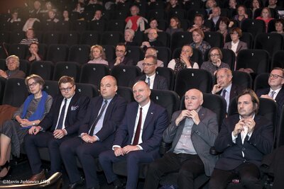 Przedpremierowy pokaz filmu „Piłsudski Bronisław – zesłaniec, etnograf, patriota” podczas warszawskiej inauguracji „Pulsu Wolności” – 6 listopada 2017. Fot. Marcin Jurkiewicz (IPN)