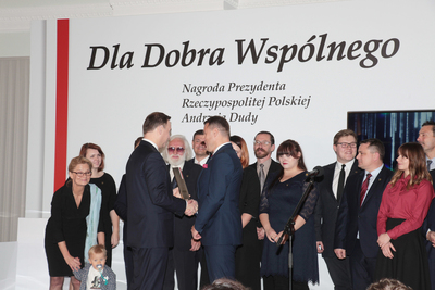 Gala II edycji Nagrody Prezydenta RP „Dla Dobra Wspólnego” – 9 listopada 2017. Fot. Piotr Życieński (IPN)