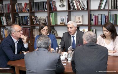 Wizyta delegacji Archiwum Ministerstwa Spraw Wewnętrznych Gruzji w IPN – Warszawa, 10 listopada 2017. Fot. Marcin Jurkiewicz (IPN)