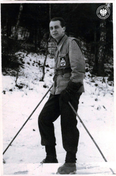 Jan Rodowicz w Tatrach zimą 1945/46 r. Fot. z zasobów IPN
