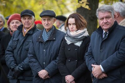 Odsłonięcie tablicy wdzięczności wobec władz i mieszkańców księstwa Kolhapur w Indiach – Warszawa, 10 listopada 2017. Fot. Sławomir Kasper (IPN)