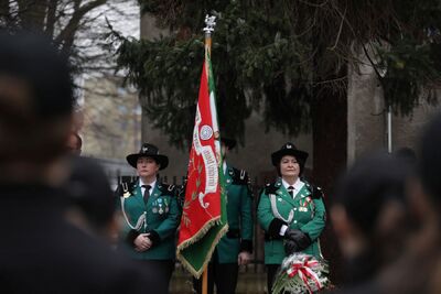 Obchody rocznicy Marszu Śmierci – Pszczyna, 18 stycznia 2024. Fot. Mikołaj Bujak (IPN)