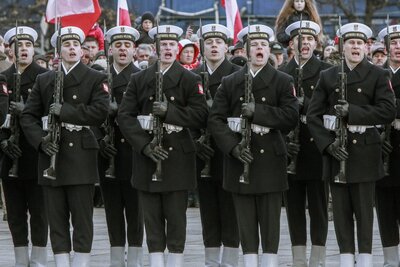 Uroczystości na placu Piłsudskiego w Warszawie – 11 listopada 2017. Fot. Sławomir Kasper
