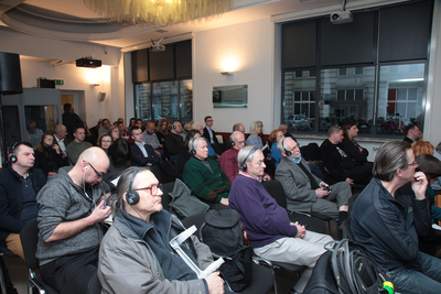 Wykład Gary’ego Powersa jr. na Przystanku Historia w Warszawie – 12 listopada 2017. Fot. Piotr Życieński (IPN)