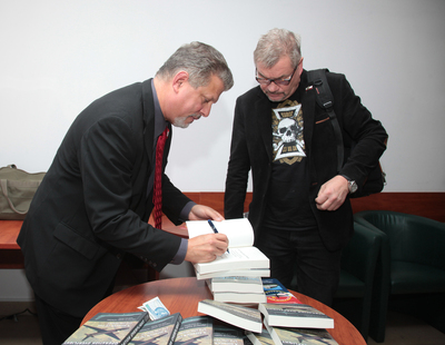 Wykład Gary’ego Powersa jr. na Przystanku Historia w Warszawie – 12 listopada 2017. Fot. Piotr Życieński (IPN)