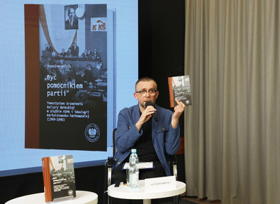 Spotkanie z cyklu „Książki pełne historii” – Warszawa, 31 stycznia 2024 r. Fot. Piotr Życieński (IPN)