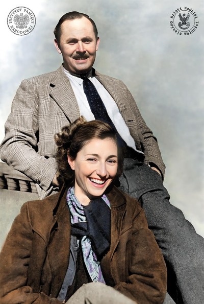 Krystyna Skarbek i mjr Andrzej Kowerski (pseud. Andrew Kennedy). Kowerski w 1939 r. walczył w zmotoryzowanej 10. Brygadzie Kawalerii Wojska Polskiego dowodzonej przez gen. Stanisława Maczka (fot. Alamy)