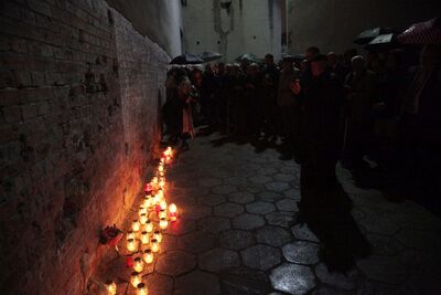 Zaduszki ku czci Żołnierzy Wyklętych – 10 listopada 2017. Fot. Piotr Życieński (IPN)