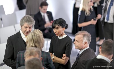 Wystawa „Czego nie mogliśmy wykrzyczeć światu” w Żydowskim Instytucie Historycznym – 14 listopada 2017. Fot. Marcin Jurkiewicz (IPN)