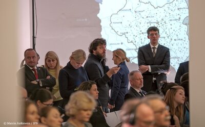 Wystawa „Czego nie mogliśmy wykrzyczeć światu” w Żydowskim Instytucie Historycznym – 14 listopada 2017. Fot. Marcin Jurkiewicz (IPN)