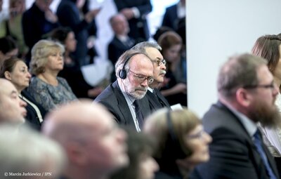 Wystawa „Czego nie mogliśmy wykrzyczeć światu” w Żydowskim Instytucie Historycznym – 14 listopada 2017. Fot. Marcin Jurkiewicz (IPN)