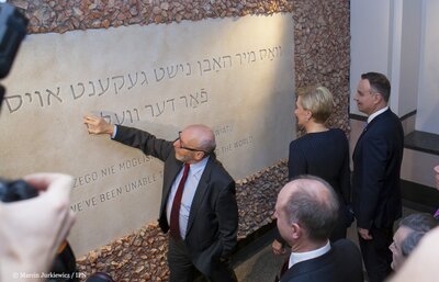 Wystawa „Czego nie mogliśmy wykrzyczeć światu” w Żydowskim Instytucie Historycznym – 14 listopada 2017. Fot. Marcin Jurkiewicz (IPN)