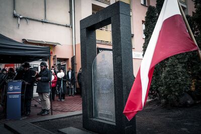 Odsłonięcie „Macewy Pamięci” – fot. MN/BUWiM