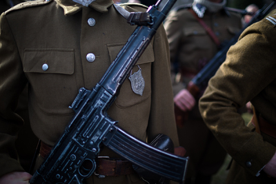 Obchody Narodowego Dnia Pamięci Żołnierzy Wyklętych na powązkowskiej „Łączce” – Warszawa, 1 marca 2024. Fot. Sławek Kasper (IPN)