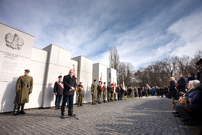 Obchody Narodowego Dnia Pamięci Żołnierzy Wyklętych na powązkowskiej „Łączce” – Warszawa, 1 marca 2024. Fot. Sławek Kasper (IPN)