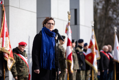 Obchody Narodowego Dnia Pamięci Żołnierzy Wyklętych na powązkowskiej „Łączce” – Warszawa, 1 marca 2024. Fot. Sławek Kasper (IPN)