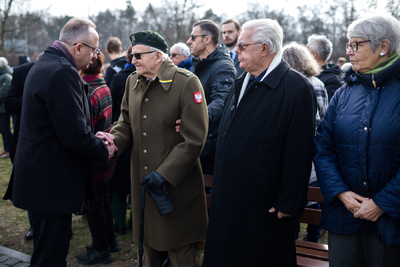 Obchody Narodowego Dnia Pamięci Żołnierzy Wyklętych na powązkowskiej „Łączce” – Warszawa, 1 marca 2024. Fot. Sławek Kasper (IPN)