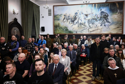 Msza św. w Muzeum Żołnierzy Wyklętych i Więźniów Politycznych PRL w Warszawie  – Warszawa, 1 marca 2024. Fot. Sławek Kasper (IPN)