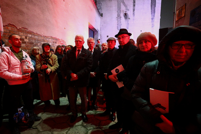 Obchody Narodowego Dnia Pamięci Żołnierzy Wyklętych w dawnym więzieniu mokotowskim – Warszawa, 1 marca 2024. Fot. Sławek Kasper (IPN)