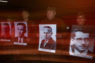 Obchody Narodowego Dnia Pamięci Żołnierzy Wyklętych w dawnym więzieniu mokotowskim – Warszawa, 1 marca 2024. Fot. Sławek Kasper (IPN)