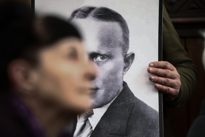 Obchody Narodowego Dnia Pamięci Żołnierzy Wyklętych w dawnym więzieniu mokotowskim – Warszawa, 1 marca 2024. Fot. Sławek Kasper (IPN)