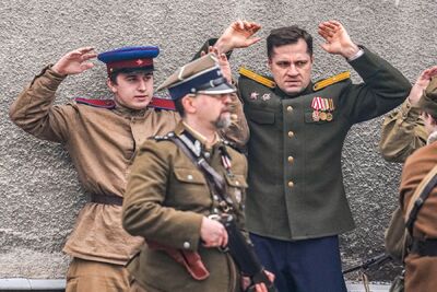 Rekonstrukcja historyczna „Odbicie więźniów z posterunku MO” w Muzeum Żołnierzy Wyklętych i Więźniów Politycznych PRL – Warszawa, 2 marca 2024. Fot. Paweł Ossoliński