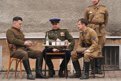 Rekonstrukcja historyczna „Odbicie więźniów z posterunku MO” w Muzeum Żołnierzy Wyklętych i Więźniów Politycznych PRL – Warszawa, 2 marca 2024. Fot. Paweł Ossoliński