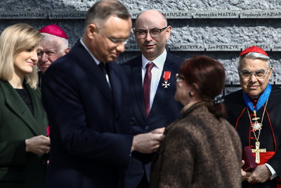 Obchody Narodowego Dnia Pamięci Polaków ratujących Żydów pod okupacją niemiecką – Markowa, 24 marca 2024. Fot. Sławek Kasper (IPN)