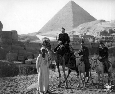 Józef Tumiel w szeregach 2. Korpusu Polskiego w Egipcie, 1943 r. (fot. z zasobu AIPN)