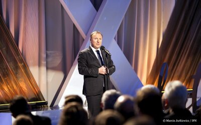 Gala X edycji konkursu Książka Historyczna Roku – 23 listopada 2017. Jacek Kurski - prezes zarządu Telewizji Polskiej. Fot. Marcin Jurkiewicz (IPN)