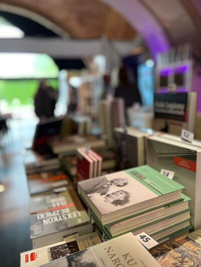 Wydawnictwo IPN na XXIX Targach Wydawców Katolickich – Warszawa, 12 kwietnia 2024. Fot Piotr Sołtysiak (IPN)