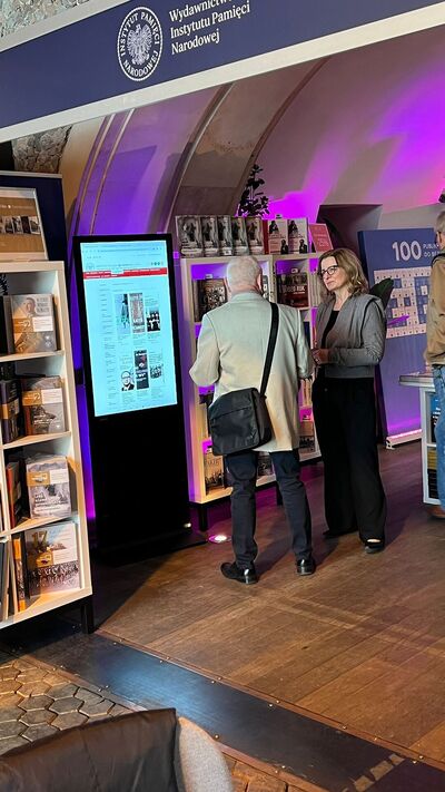 Wydawnictwo IPN na XXIX Targach Wydawców Katolickich – Warszawa, 12 kwietnia 2024. Fot Piotr Sołtysiak (IPN)