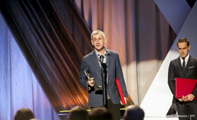 Gala X edycji konkursu Książka Historyczna Roku – 23 listopada 2017. Grzegorz Motyka. Fot. Marcin Jurkiewicz (IPN)