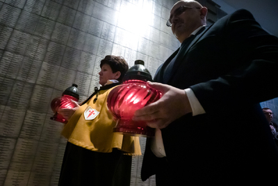 Uroczystości upamiętniające duszpasterzy Wojska Polskiego II RP – Warszawa, 13 kwietnia 2024. Fot. Sławek Kasper (IPN)