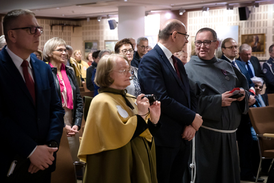 Uroczystości upamiętniające duszpasterzy Wojska Polskiego II RP – Warszawa, 13 kwietnia 2024. Fot. Sławek Kasper (IPN)