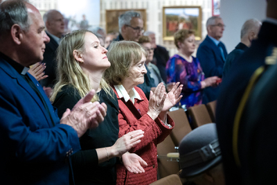 Uroczystości upamiętniające duszpasterzy Wojska Polskiego II RP – Warszawa, 13 kwietnia 2024. Fot. Sławek Kasper (IPN)