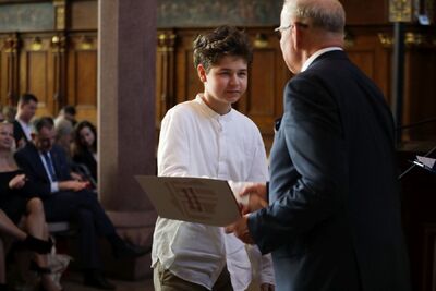 Finał 50. Olimpiady Historycznej – Gdańsk, 14 kwietnia 2024. Fot. Mikołaj Bujak (IPN)