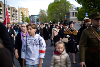 XVII Katyński Marsz Cieni – Warszawa, 14 kwietnia 2024. Fot. Sławek Kasper (IPN)
