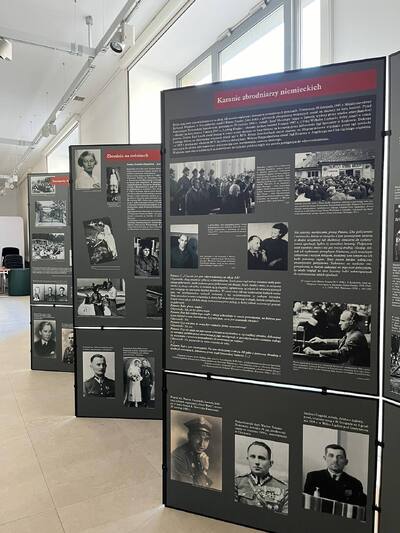 Wystawa „Zagłada polskich elit. Akcja AB - Katyń” – Warszawa. Fot. Marta Tatarczuk (IPN)