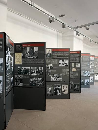 Wystawa „Zagłada polskich elit. Akcja AB - Katyń” – Warszawa. Fot. Marta Tatarczuk (IPN)